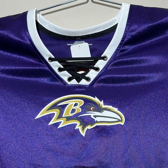 NWT NLF Ravens || Woman’s Jersey #21 Rice size Large - Picture 4 of 6